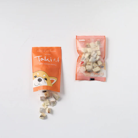 Taki Freeze-dried Human Grade Cat & Dog Treats, 1 Pack (13 Ingredients) | 2 packs per customer